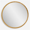 Dandridge Gold Round Mirror