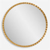 Dandridge Gold Round Mirror