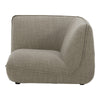 Zeppelin Corner Chair in Speckled Pumice Grey