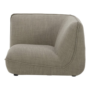 Zeppelin Corner Chair in Speckled Pumice Grey