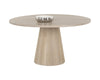 ELINA DINING TABLE - ROUND - LIGHT OAK - 54"