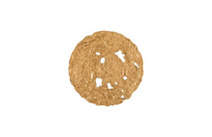 Molten Disc Wall Art, Gold Leaf, Small