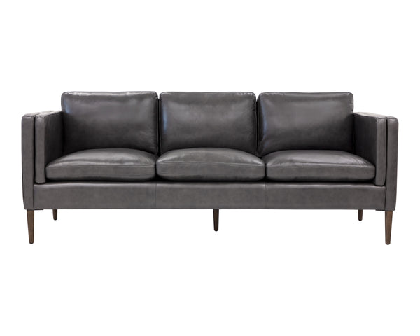RICHMOND SOFA - BRENTWOOD CHARCOAL LEATHER