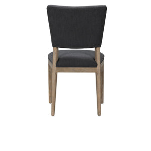 Phillip Upholstered Dining Chair Set of 2 - Linen Blend, Wood Frame