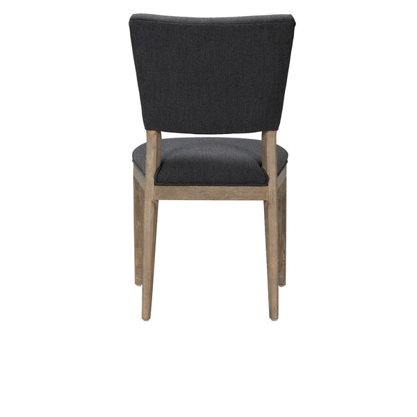 Phillip Upholstered Dining Chair Set of 2 - Linen Blend, Wood Frame