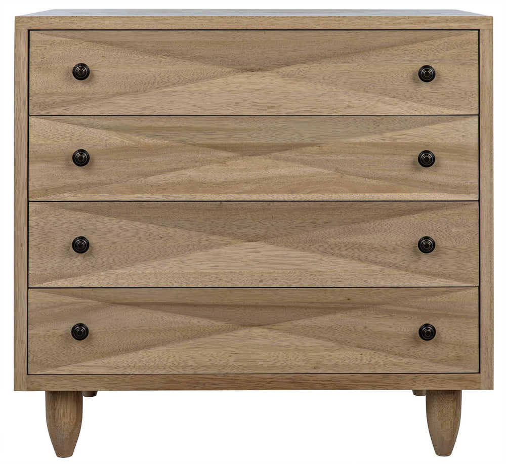 Diamond Chest in Washed Walnut Finish