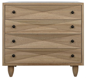 Diamond Chest in Washed Walnut Finish