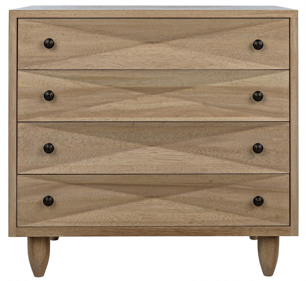 Diamond Chest in Washed Walnut Finish