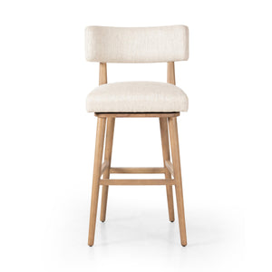 Cardell Swivel Bar Stool in Natural Essence