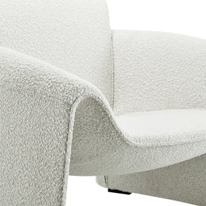Hilda Fabric Accent Arm Chair, Boucle Beige
