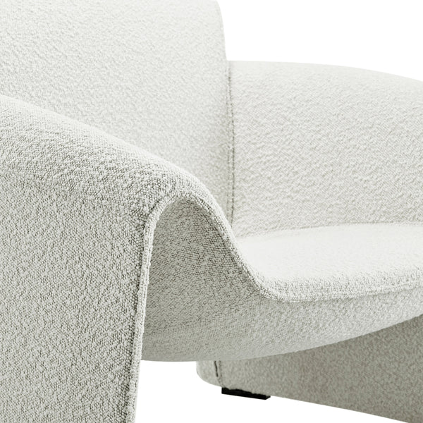 Hilda Fabric Accent Arm Chair, Boucle Beige