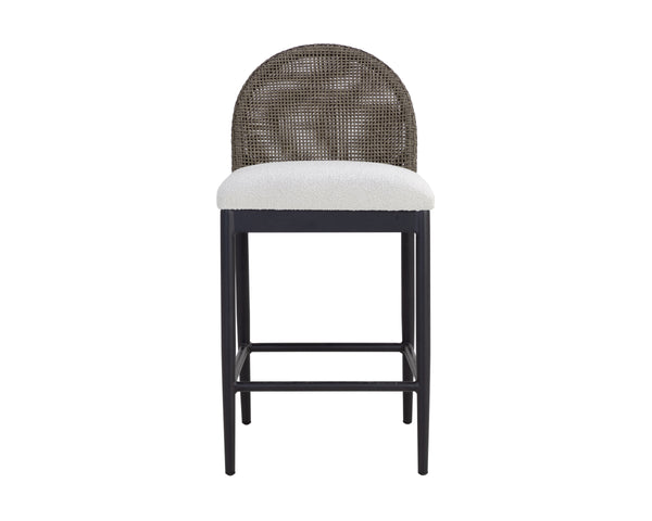 CALANDRI COUNTER STOOL - BLACK - LOUIS CREAM