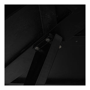 Moe's Parq 60" Round Dining Table Black Acacia