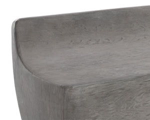 LEDGER BENCH - ASH GREY WOOD LOOK