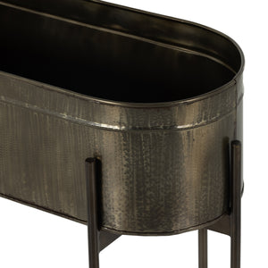 Jed Large Planter In Weathered Brass