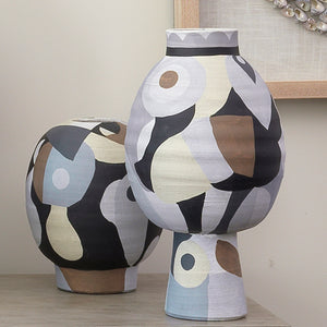 Pablo Ceramic Decorative Vase, Short