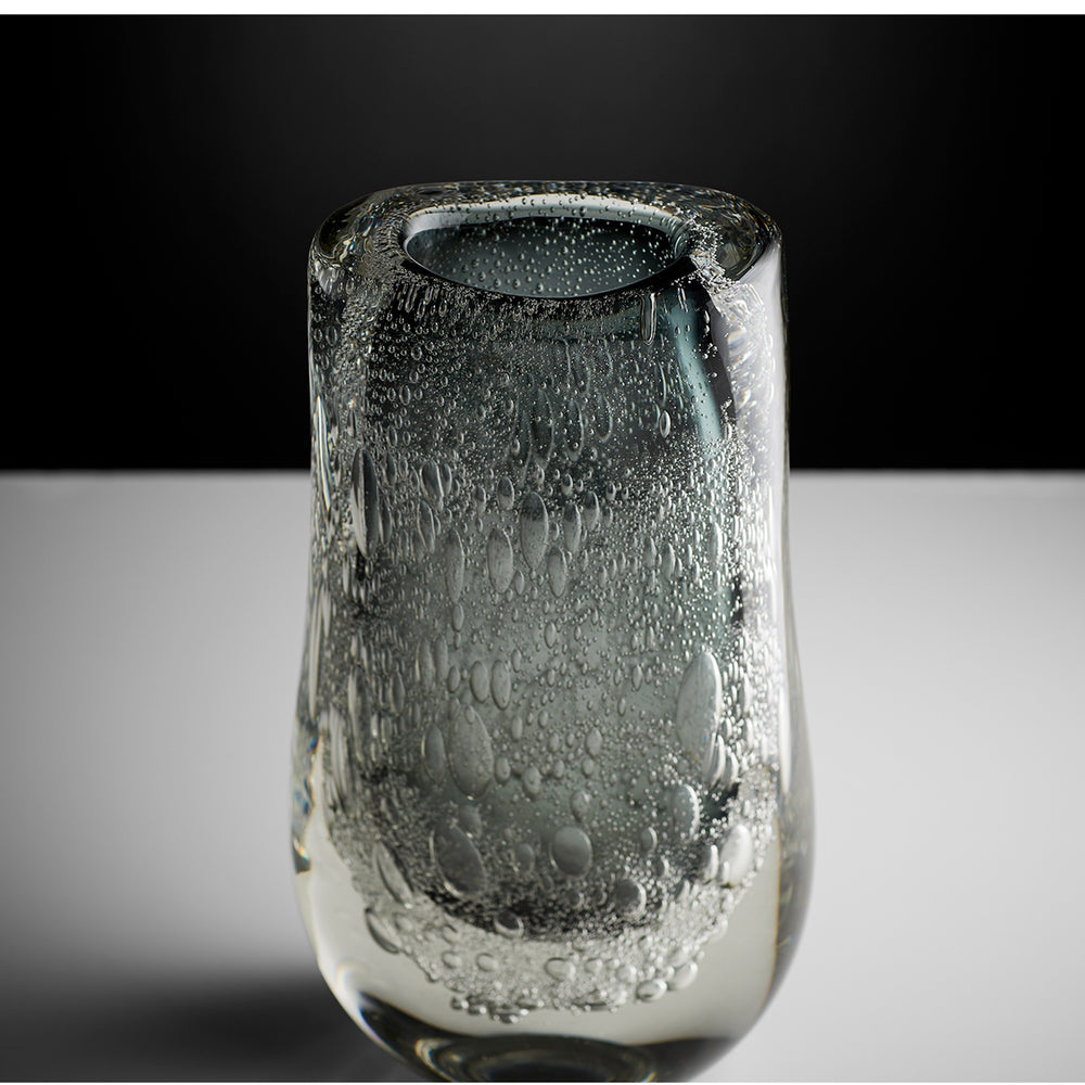 Viceroy Vase in Grey and Clear