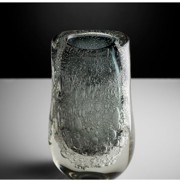 Viceroy Vase in Grey and Clear