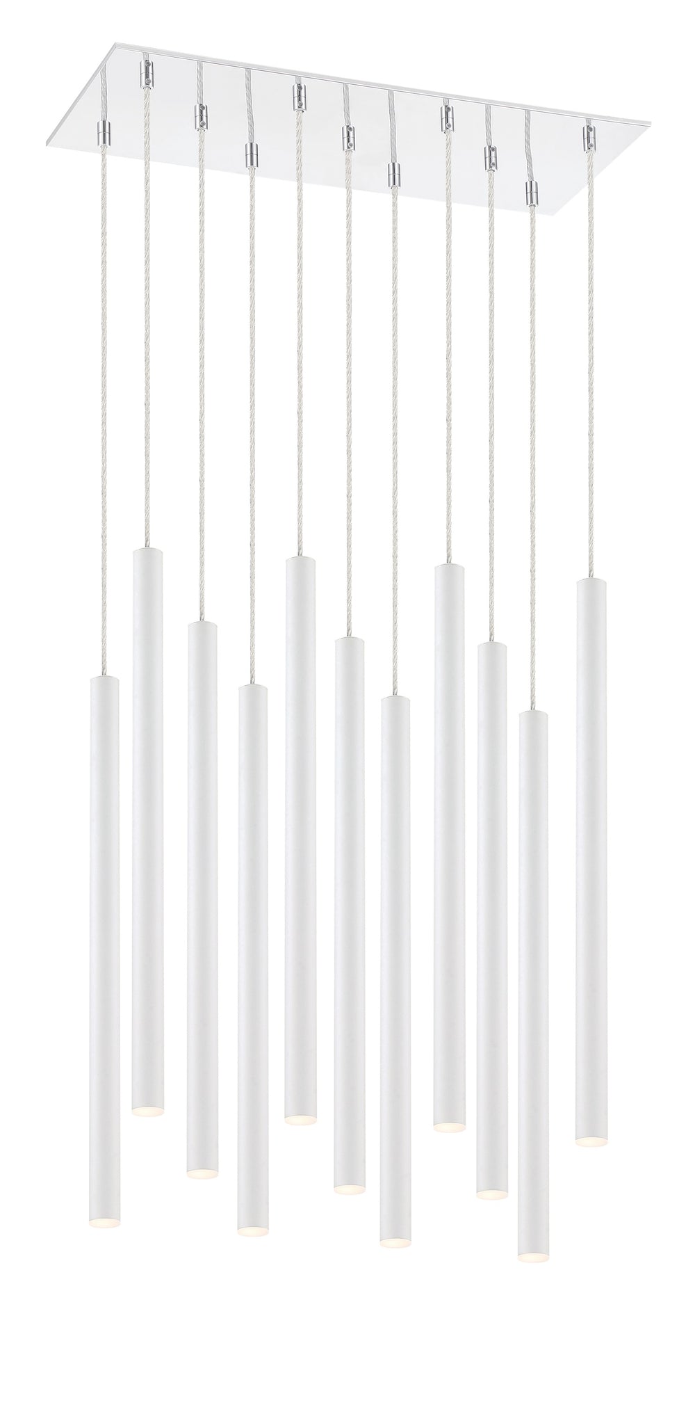 Forest 11 Light Island/Billiard in Chrome Finish