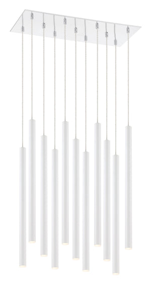 Forest 11 Light Island/Billiard in Chrome Finish