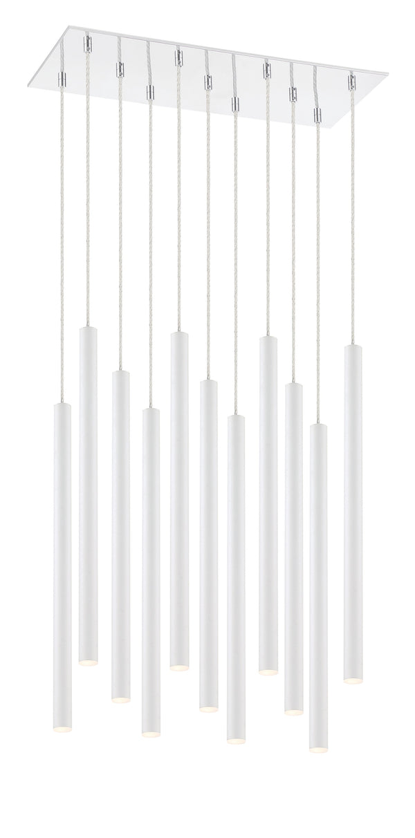 Forest 11 Light Island/Billiard in Chrome Finish
