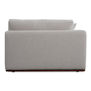 Rue Left Arm Facing Chair in Flecked Grey