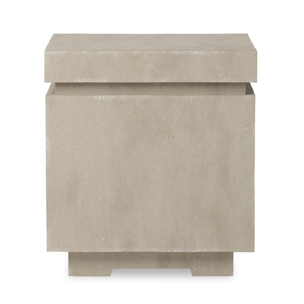 Posen Outdoor Square Propane Enclosure In Natural Concrete