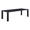 Moe's Post Large Dining Table in Black Oak