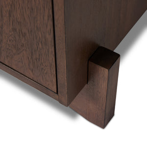 Castillo Media Console In Chestnut Parawood