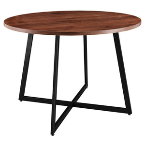Courtdale 42" Round Table In Gliese Brown