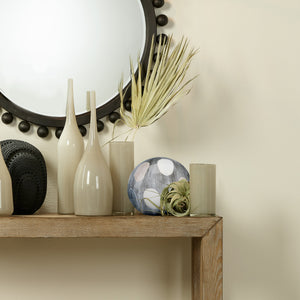 Painted Ceramic Decorative Sphere, Small