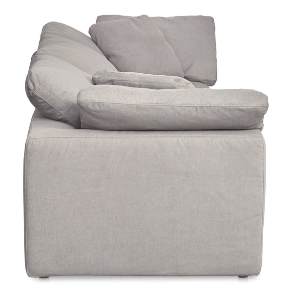 Moe's Clay Modular Sofa in Light Grey