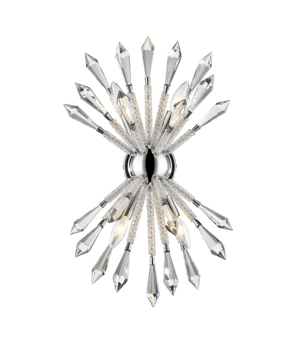 Soleia 4 Light Wall Sconce in Chrome  Finish