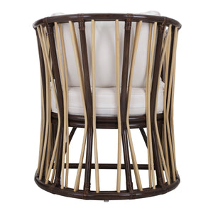 Shanaya Rattan Accent Arm Chair, Paloma Brown