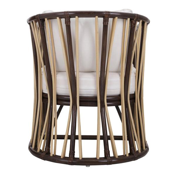 Shanaya Rattan Accent Arm Chair, Paloma Brown