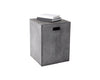 CASTOR END TABLE - ANTHRACITE GREY