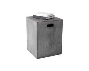 CASTOR END TABLE - ANTHRACITE GREY