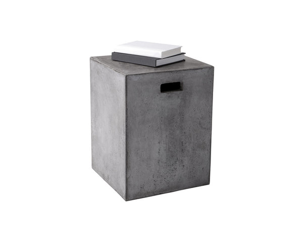 CASTOR END TABLE - ANTHRACITE GREY