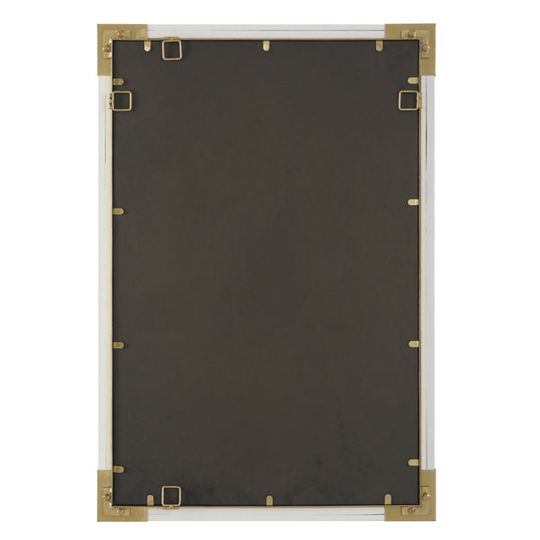 Malik White & Gold Mirror