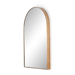 Georgina Small Mirror In Polished Brass