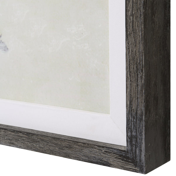 Graphite Horizon Framed Prints, Set/3