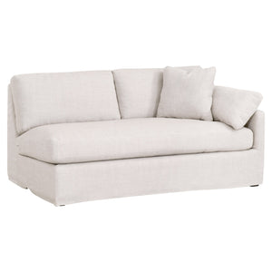 Lena Modular Slipcover 2-Seat Right Slope Arm Sofa