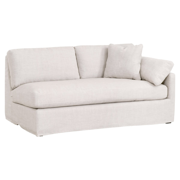 Lena Modular Slipcover 2-Seat Right Slope Arm Sofa