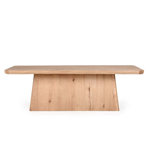 Orlando Solid Wood Rectangle Dining Table - True Natural