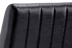 HALDEN DINING CHAIR - RUSTIC BRONZE - VINTAGE BLAC