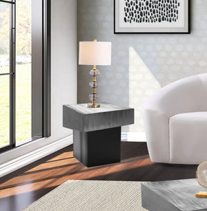Glenn End Table In Silver