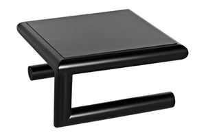 Emerson Industrial Steel Coffee Table in Matte Black