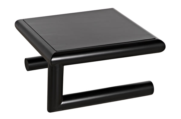 Emerson Industrial Steel Coffee Table in Matte Black