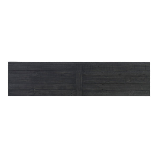 Moe's Sierra Black Sideboard with Stainless Base