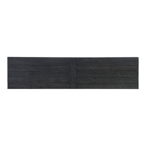 Moe's Sierra Black Sideboard with Stainless Base